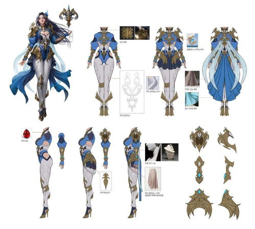 插画师 韩国画师lee leon的原画设计作品