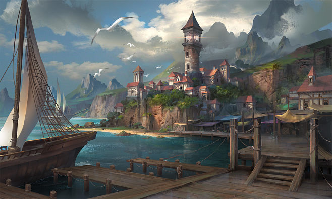 游戏原画插画设计师 xiaomakang 单立人艺术风格的创新与表达