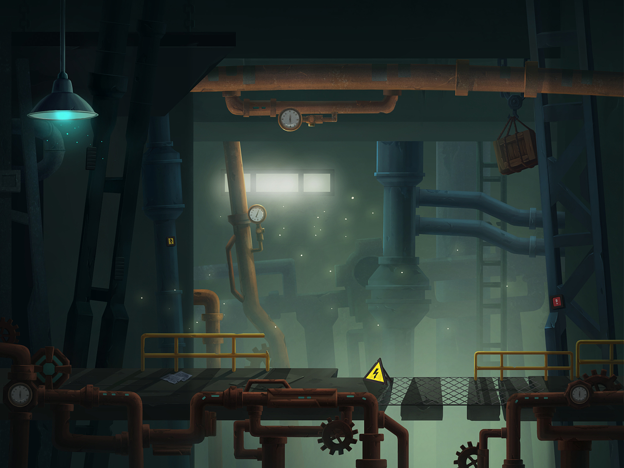 海螺之灵 游戏原画中的奇幻造物与场景设计